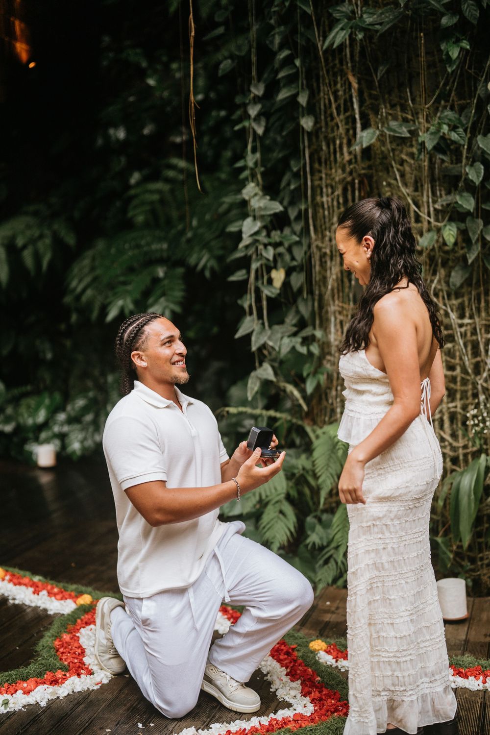 Bali engagement couple photography outdoors