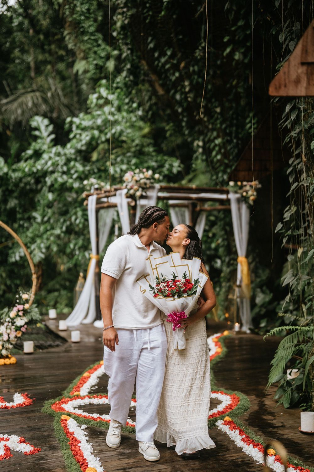 Bali engagement couple photography outdoors