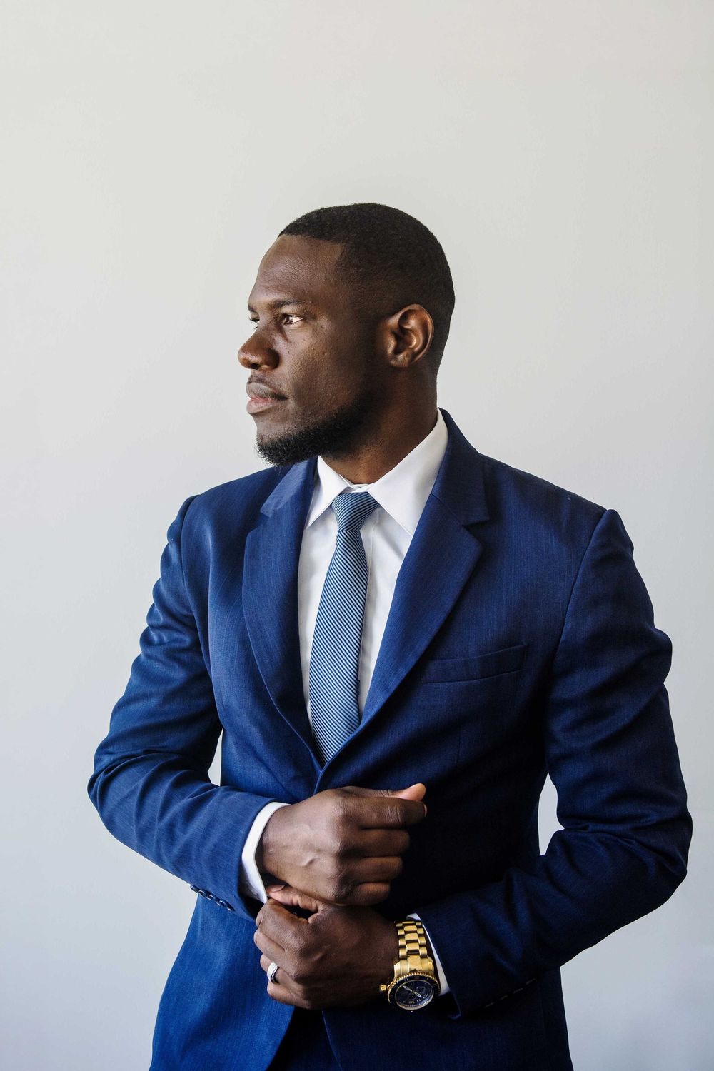 Corporate studio headshot in Barbados