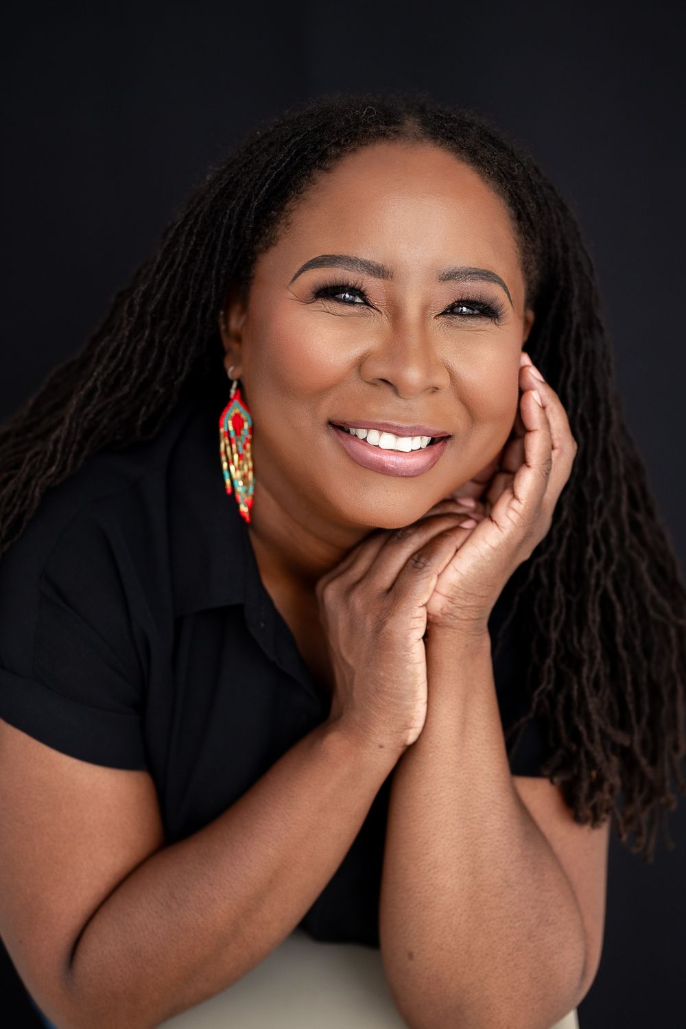 Corporate studio headshot in Barbados