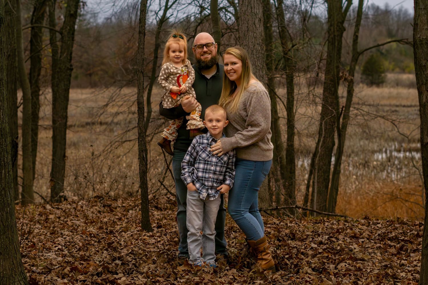 Family fall portrait