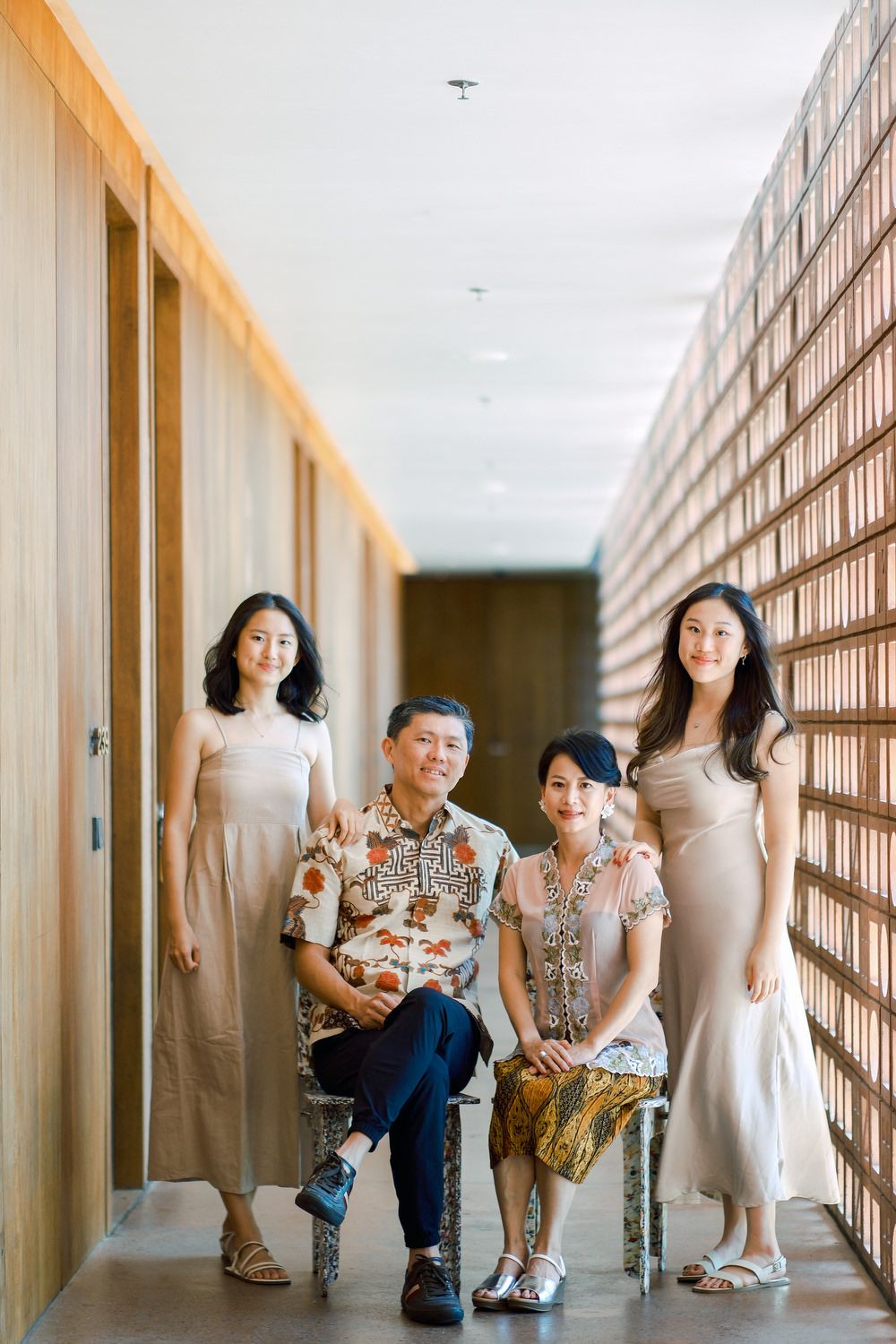 Family Portrait in desa potato bali