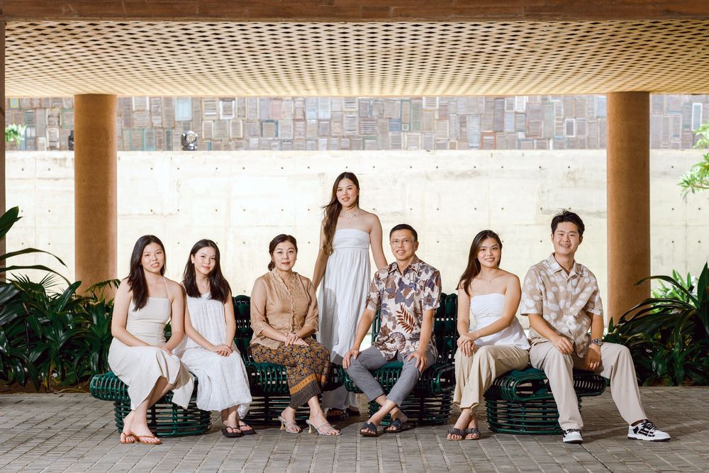 Family Portrait in desa potato bali