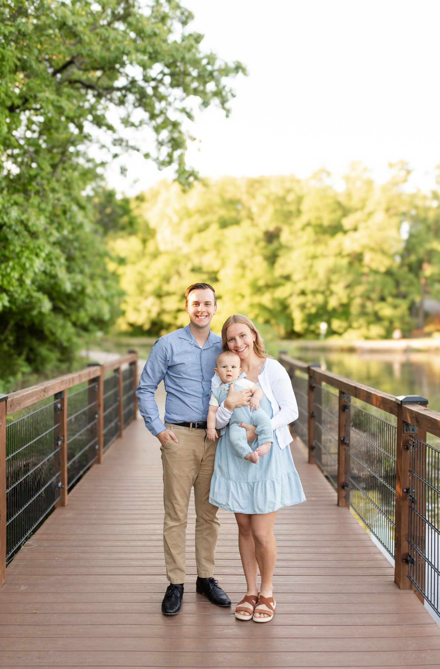 Natural light family portrait session in St. Charles County Missouri