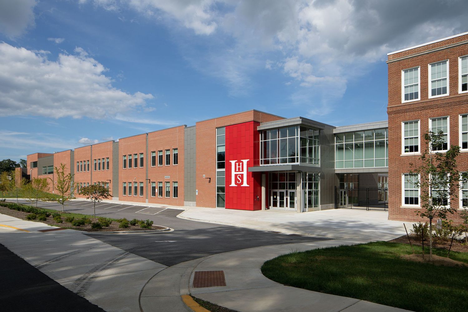 Neil Asher Higher Ed and K-12 Education Photography, New High School Renovation Hendersonville, NC