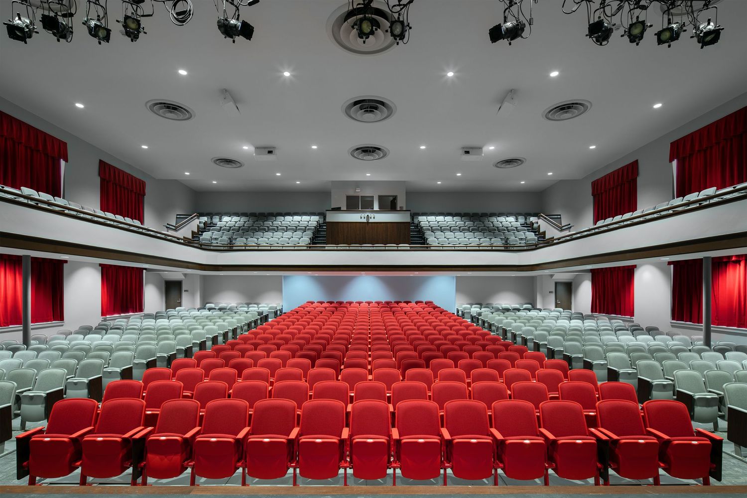 Neil Asher Higher Ed and K-12 Education Photography, Charlotte, NC, New Theatre Construction.