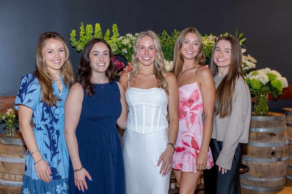 Bridal shower intimate event photography in Metrowest of Boston (Sudbury, Weston, Natick, Framingham, Concord.). Bride & bridal party photo.