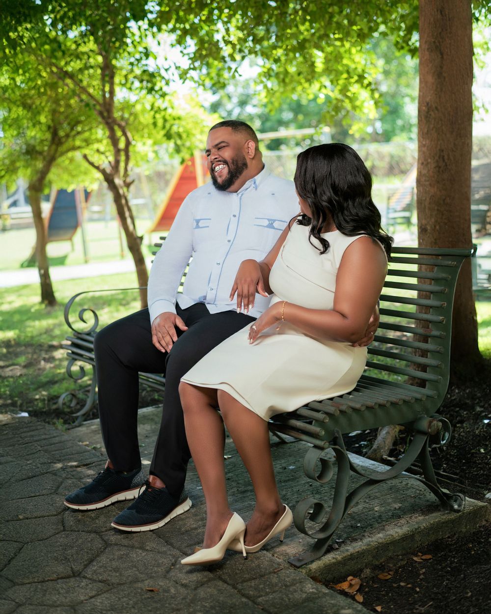 Fotografía de boda en parque