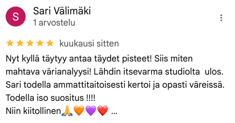 Paras Värianalyysi Helsinki