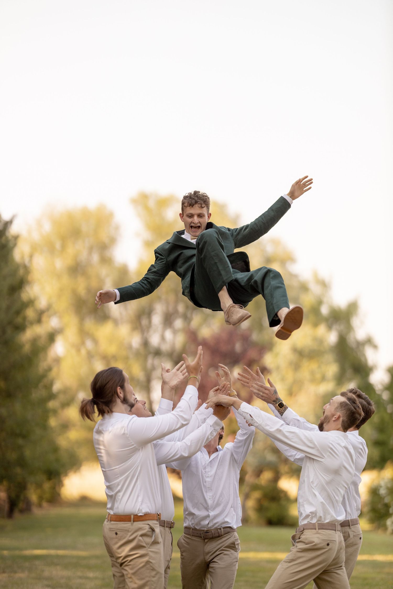Cute wedding photo