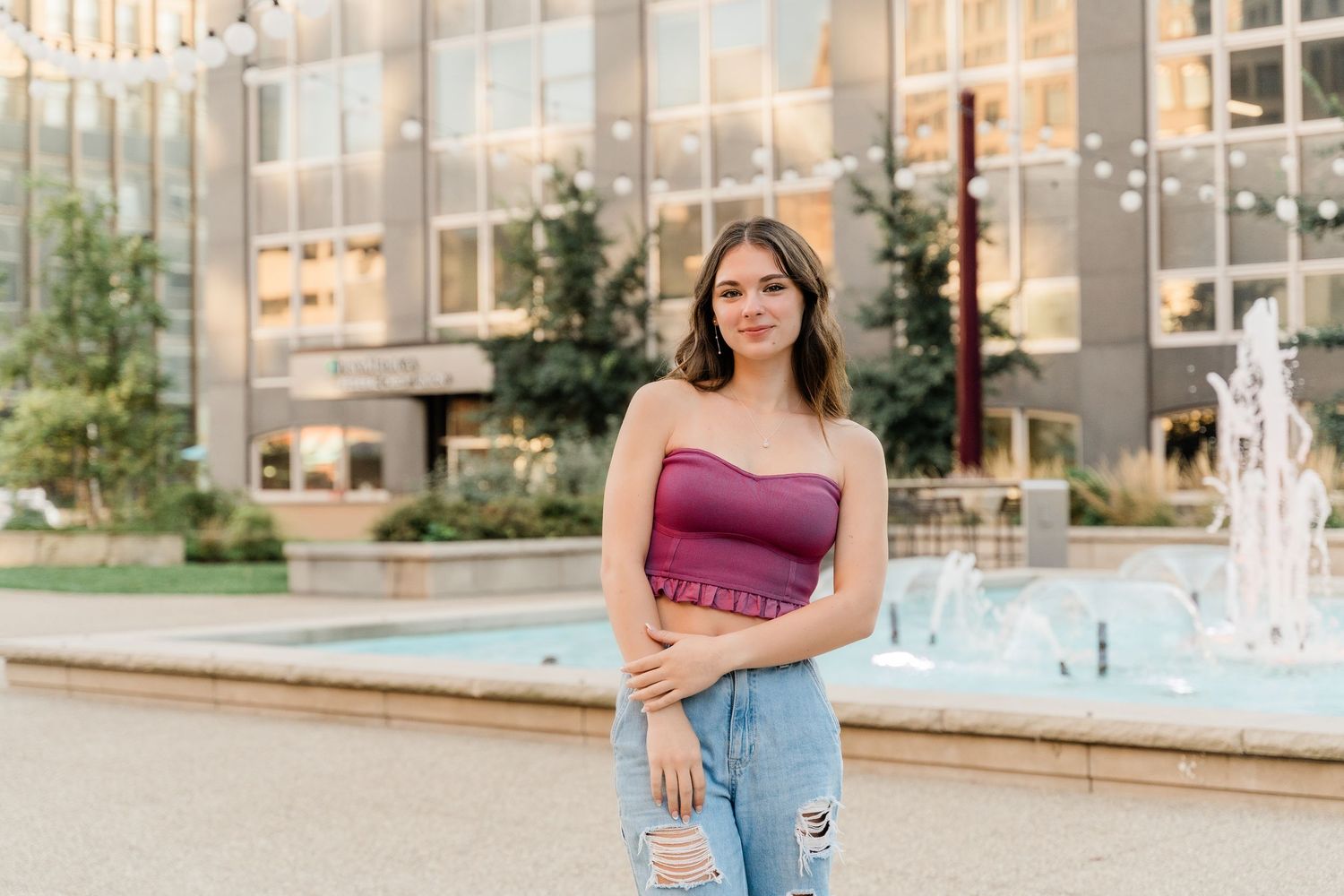 Senior photography session in downtown Toledo