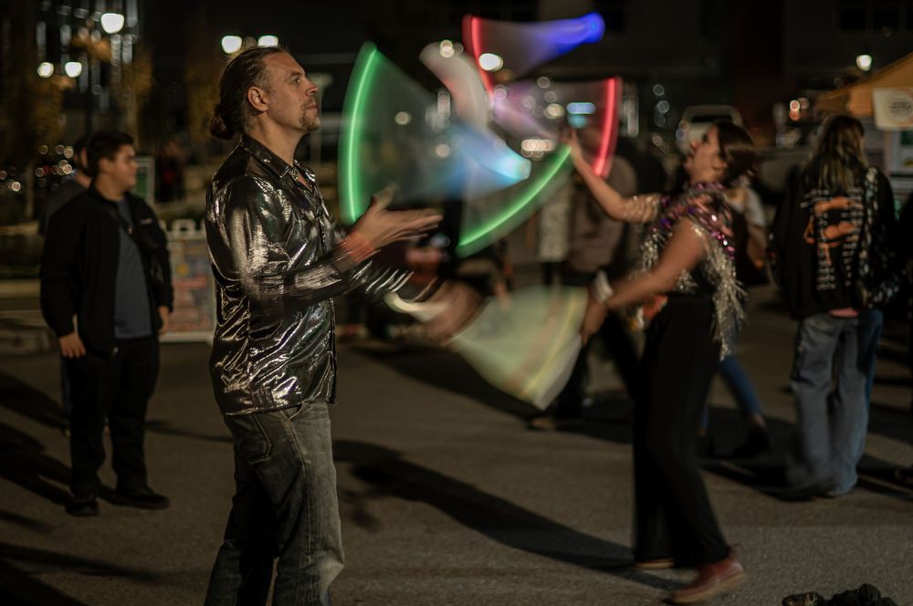 Night Market and Street Fair. Spokane Washington.