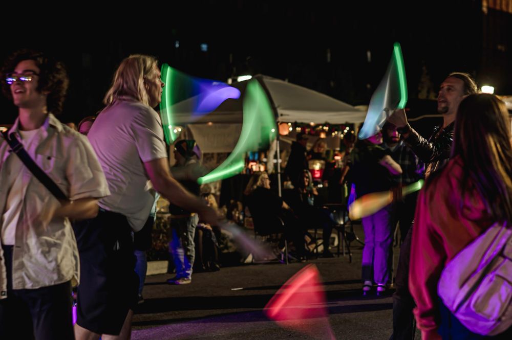 Night Market and Street Fair. Spokane Washington.