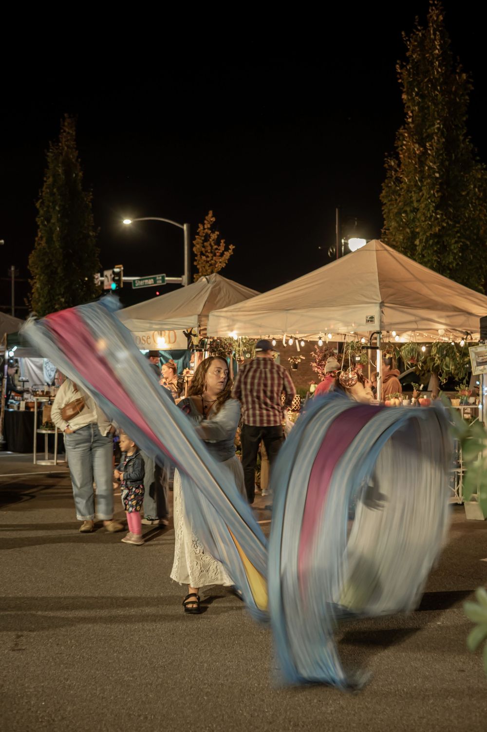 Night Market and Street Fair. Spokane Washington.