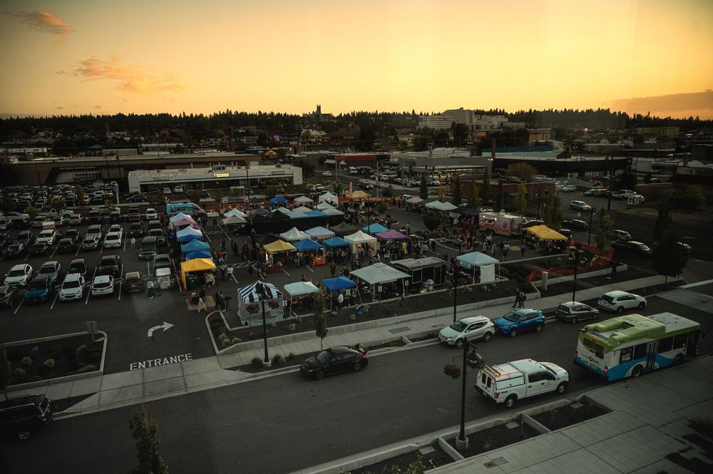 Night Market and Street Fair. Spokane Washington.