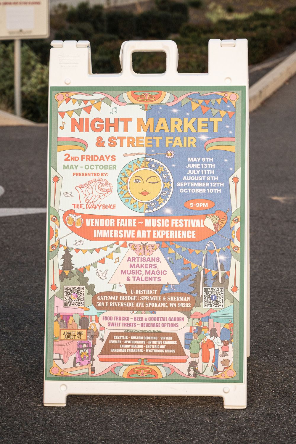 Night Market and Street Fair. Spokane Washington.