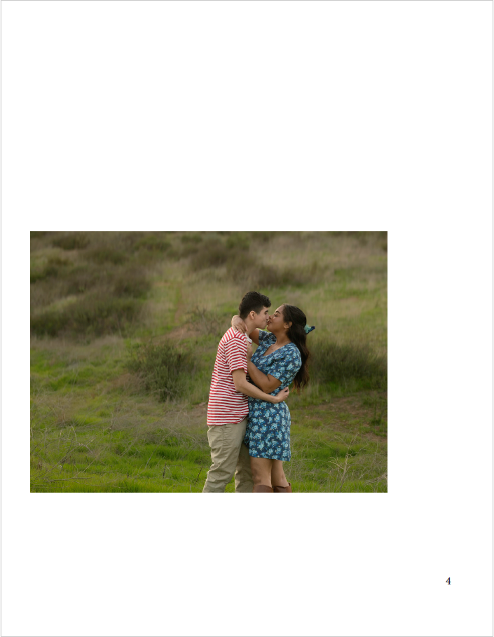 couple in embrace outdoors