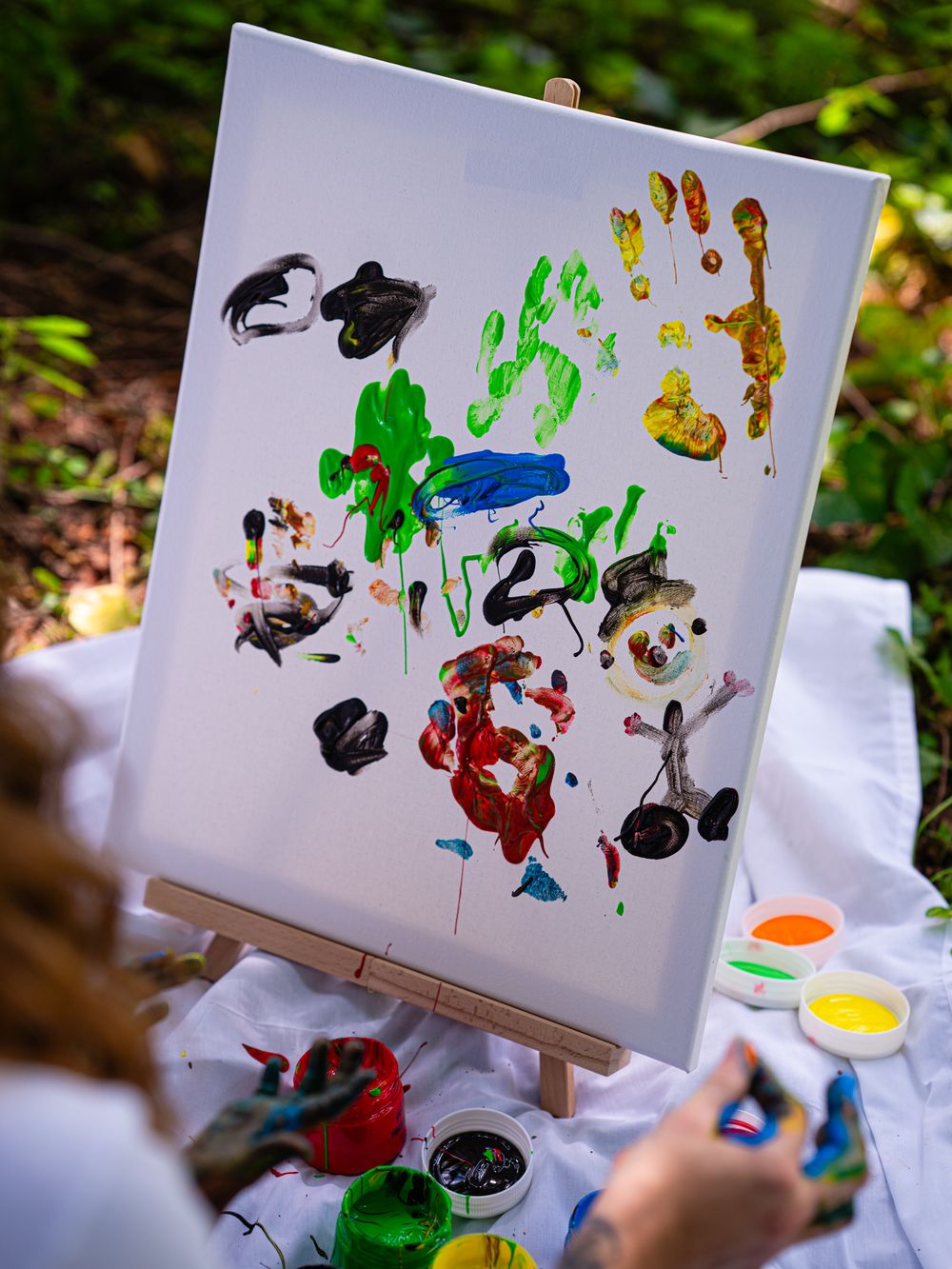 Finger painting mini