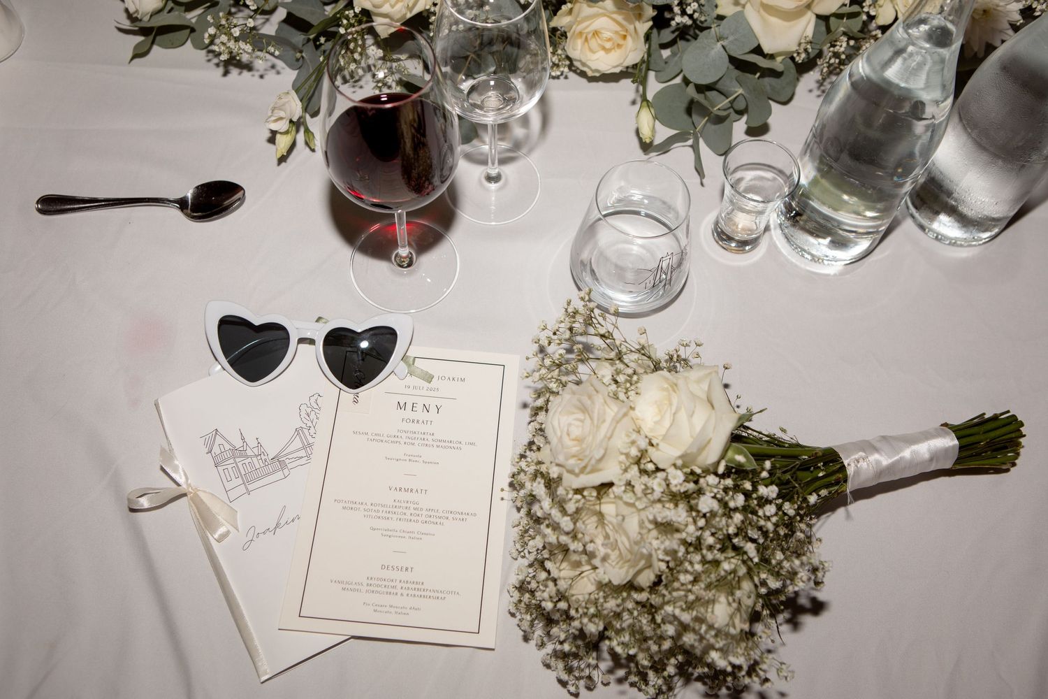 Bröllop, bröllopsfoto, bröllopsfotograf, örnsköldsvik, flatlay, blixt