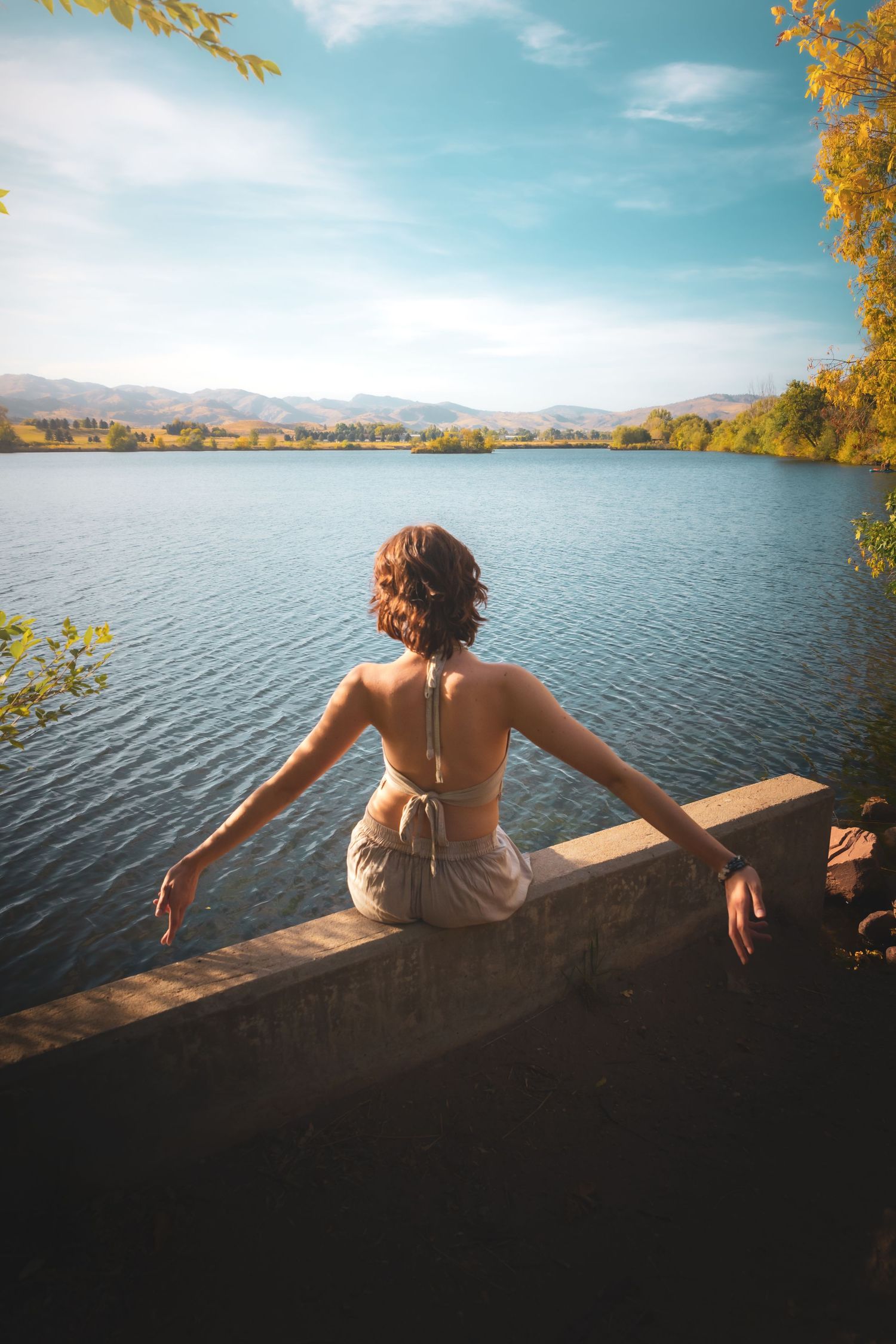 northern colorado high school senior portrait nature