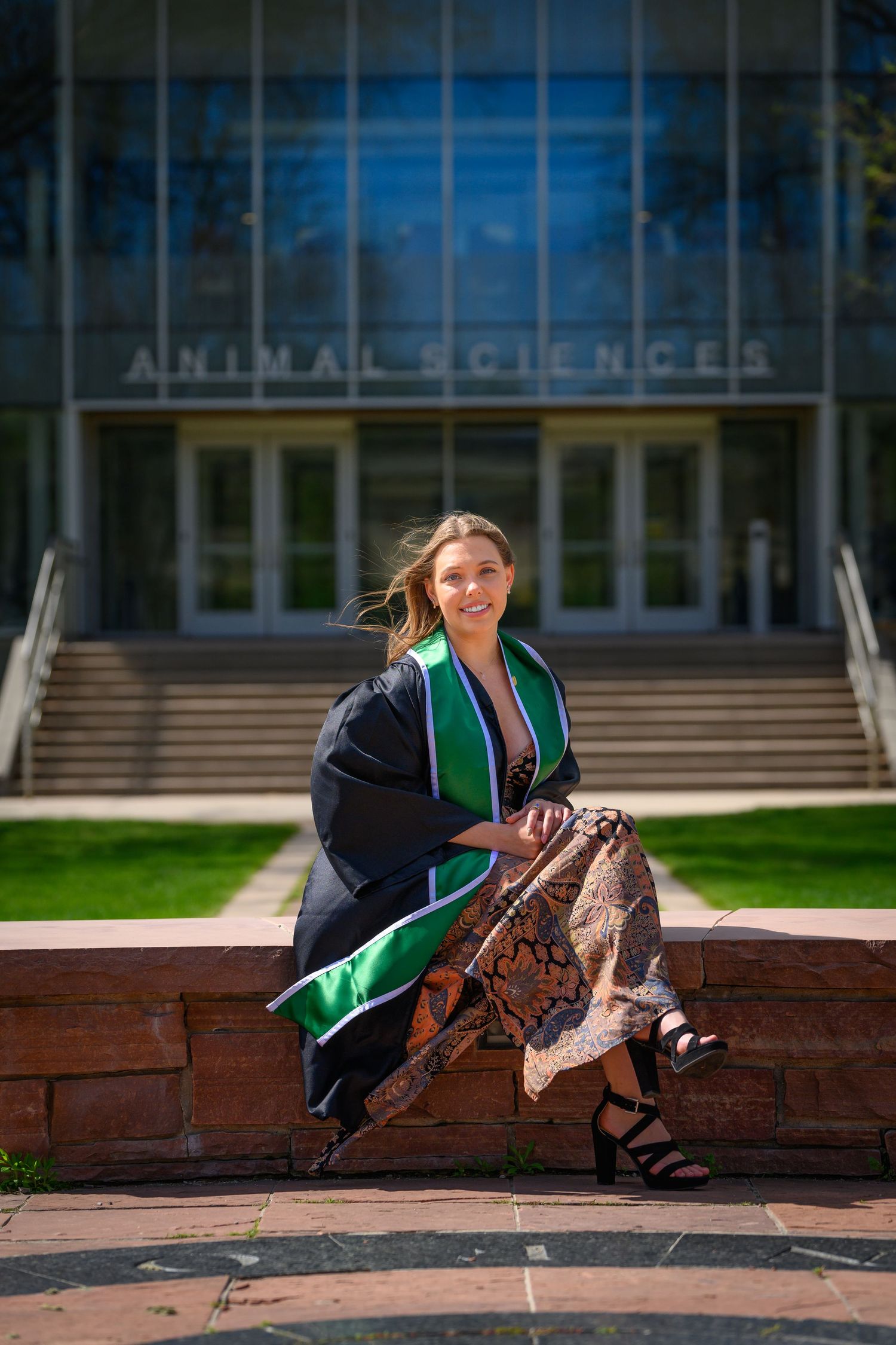 northern colorado college senior portrait csu campus