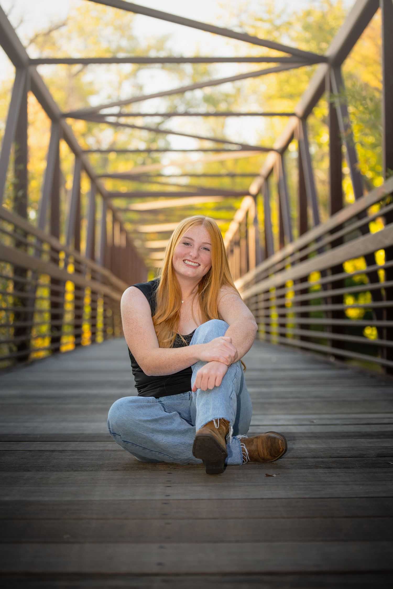 northern colorado high school senior portrait outdoors nature