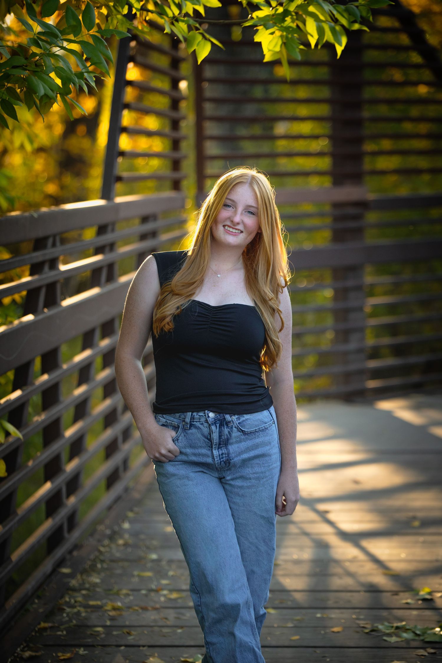 northern colorado high school senior portrait outdoors nature