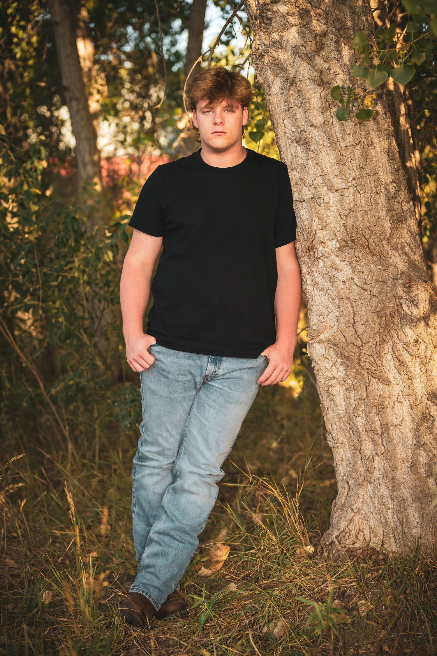 northern colorado high school senior portrait nature