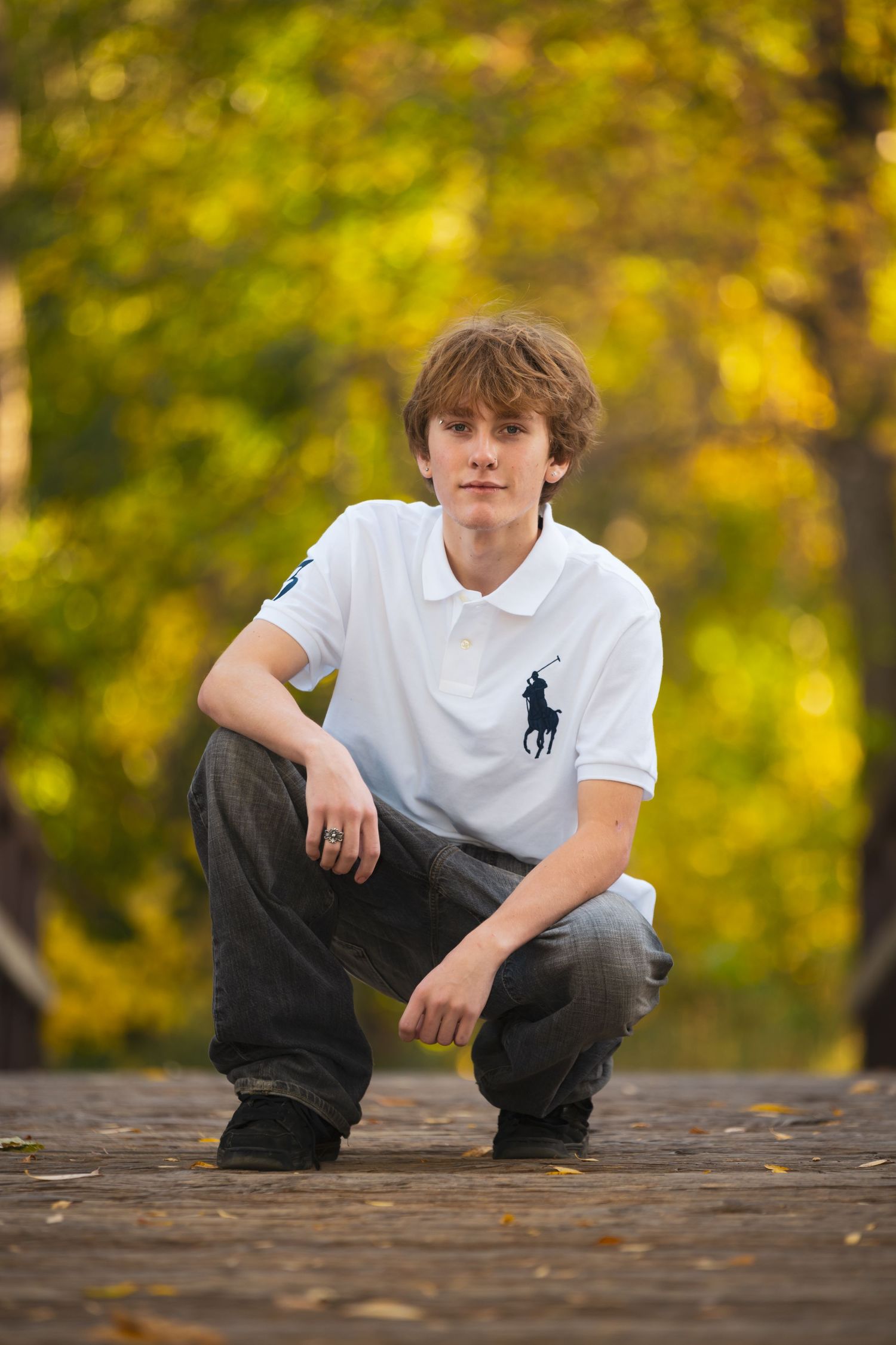 northern colorado high school senior portrait nature