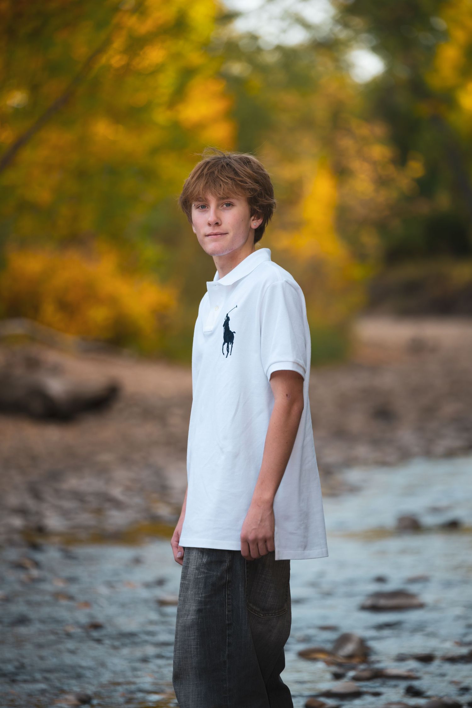 northern colorado high school senior portrait nature