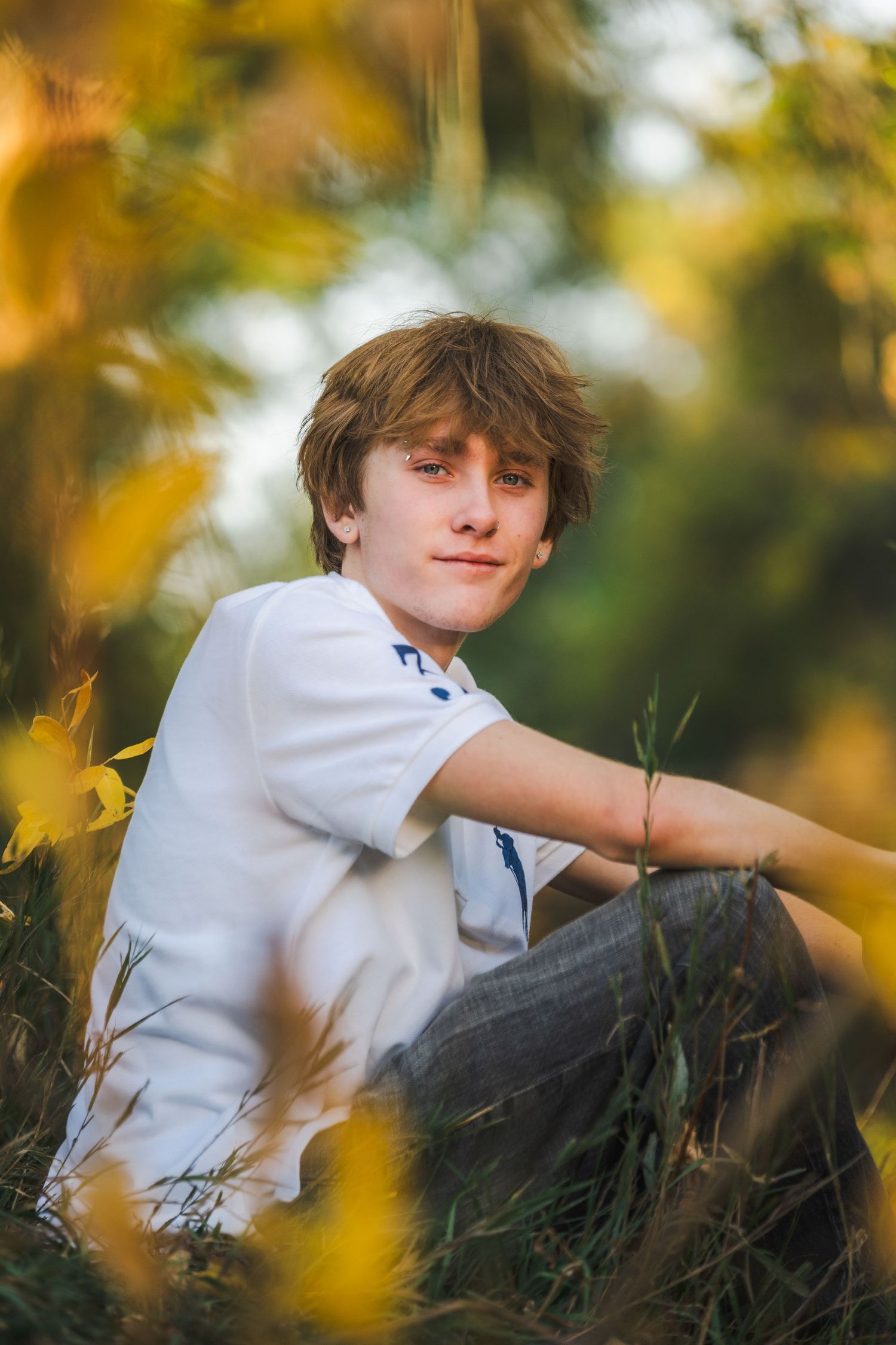 northern colorado high school senior portrait nature