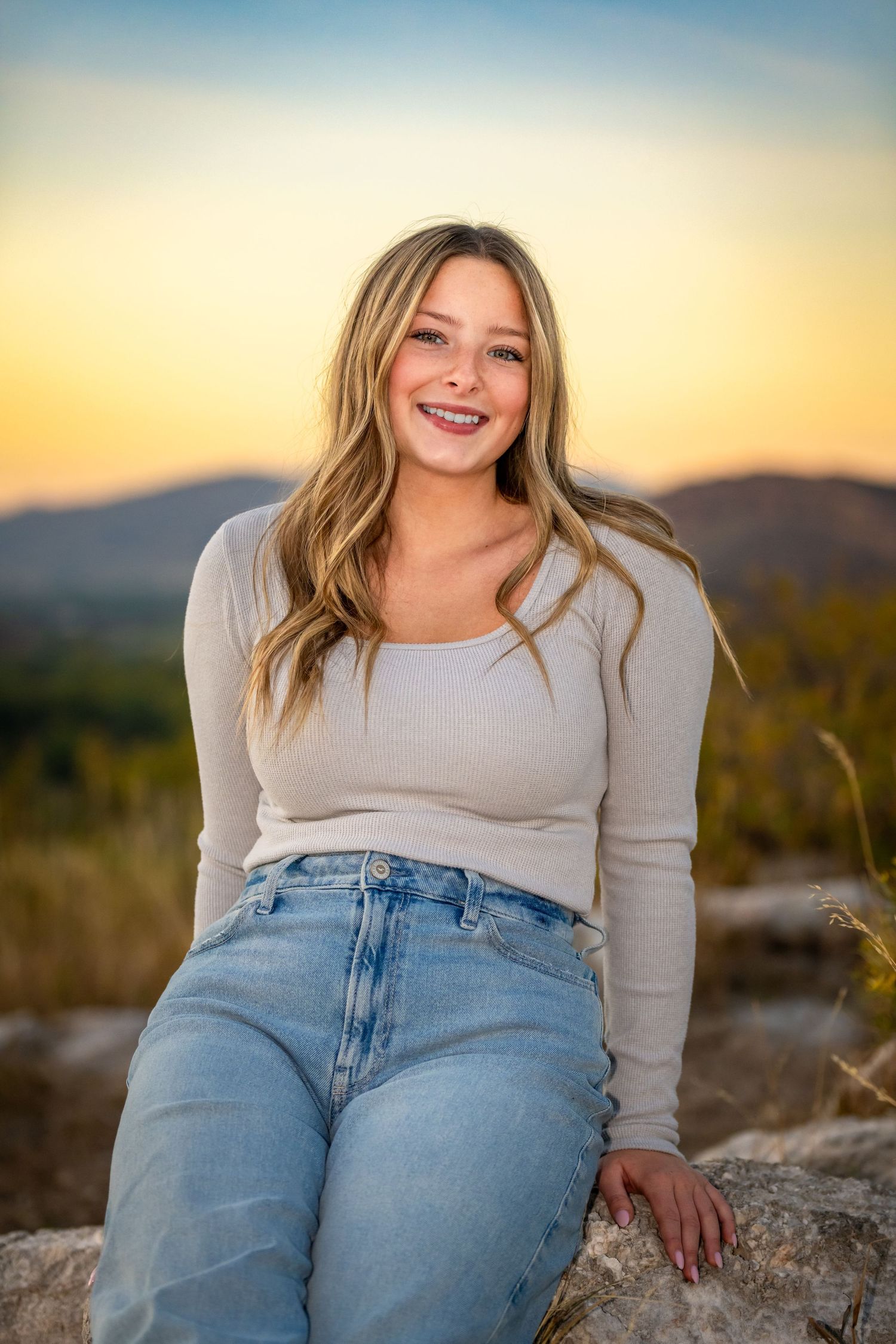 northern colorado high school senior portrait nature