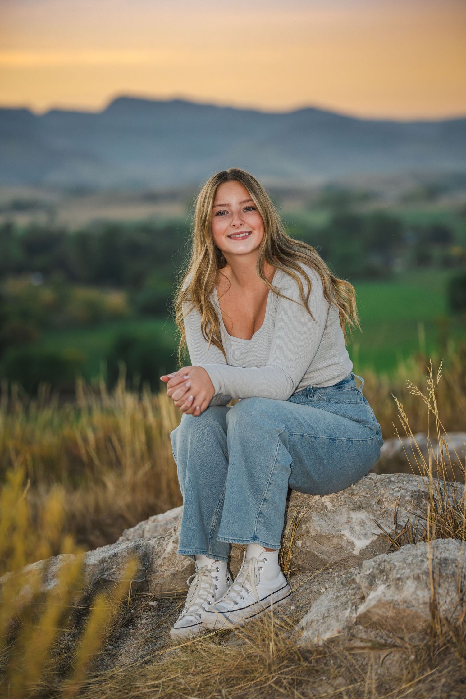 northern colorado high school senior portrait nature