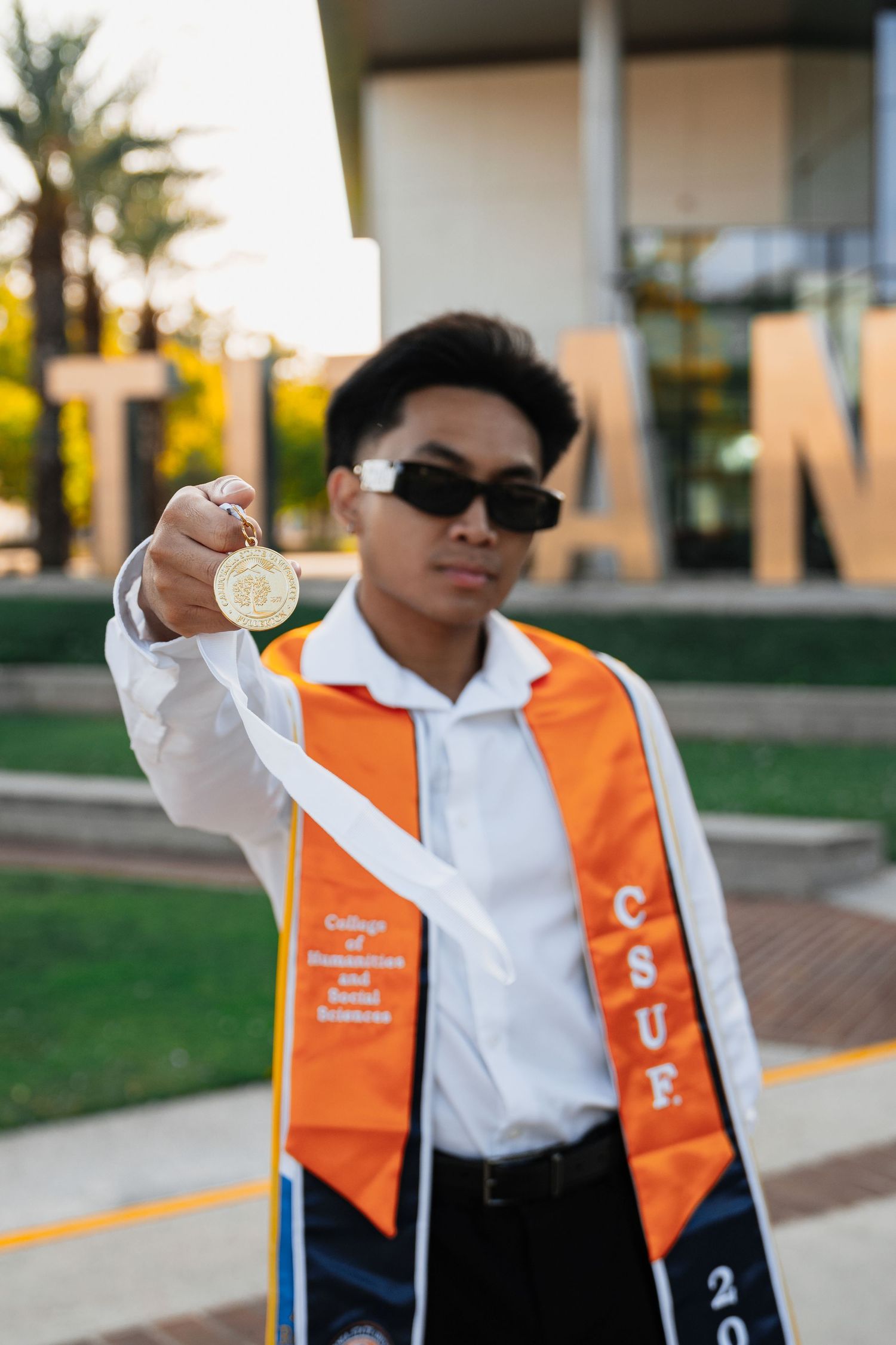 Graduation. California state university Fullerton. Orange county, College