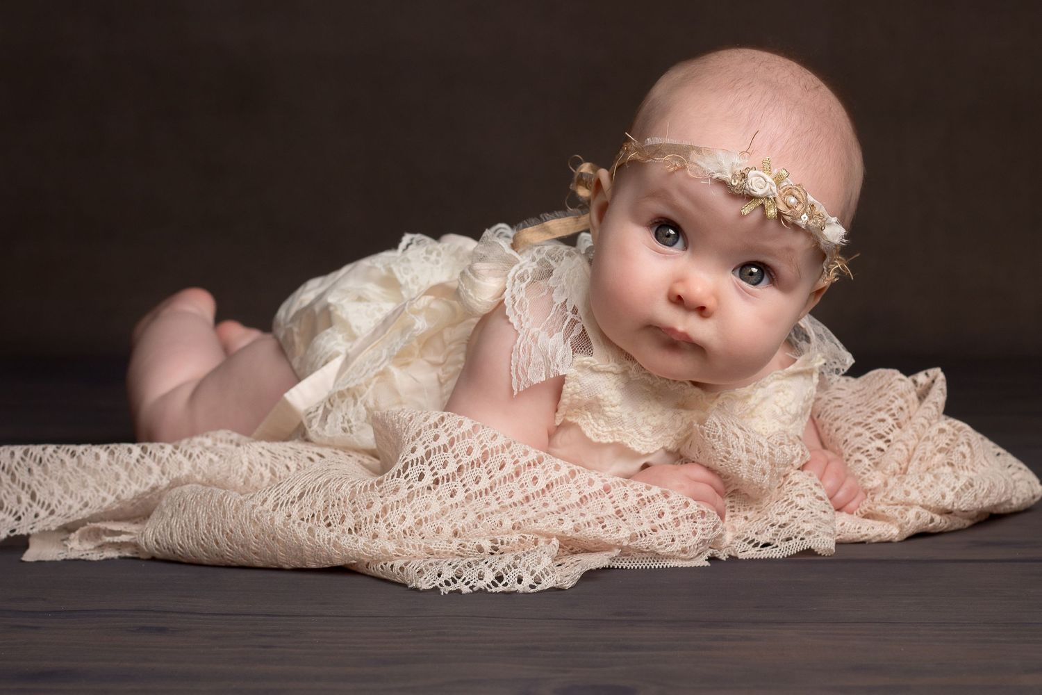 Older baby portrait photography in birmingham