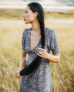 Lindsey Thornburg dress in Montana.
