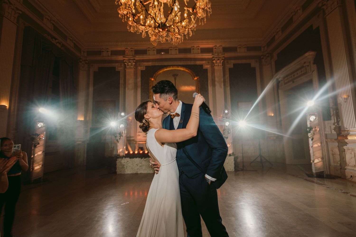 Début de la soirée de mariage au Cercle des Officiers