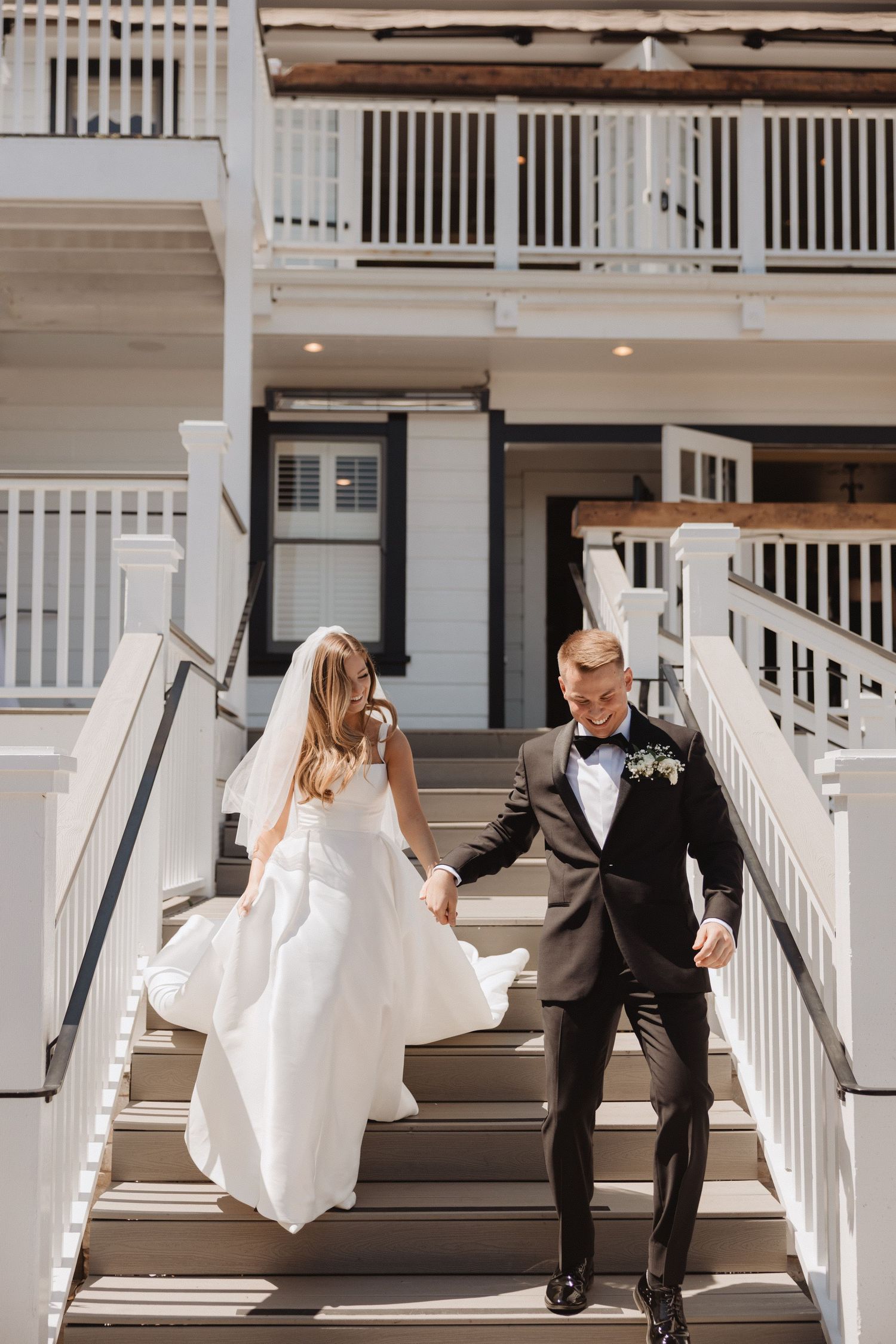 candid bride and groom photos at Perry House Monterey Wedding