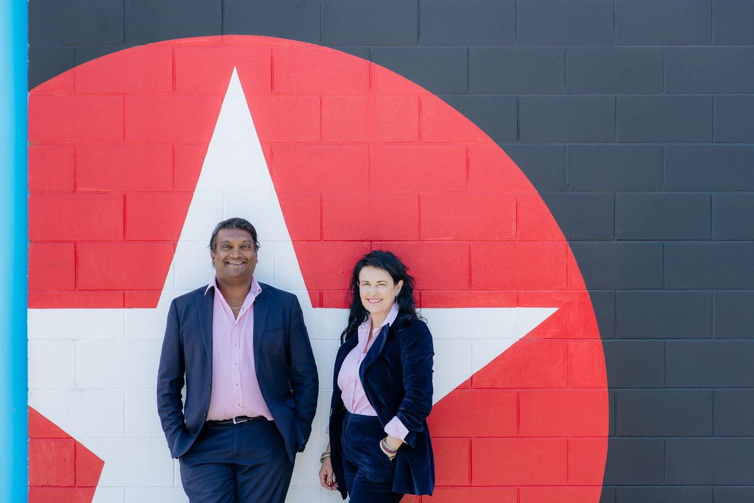 Portrait of business owners for branding and marketing
