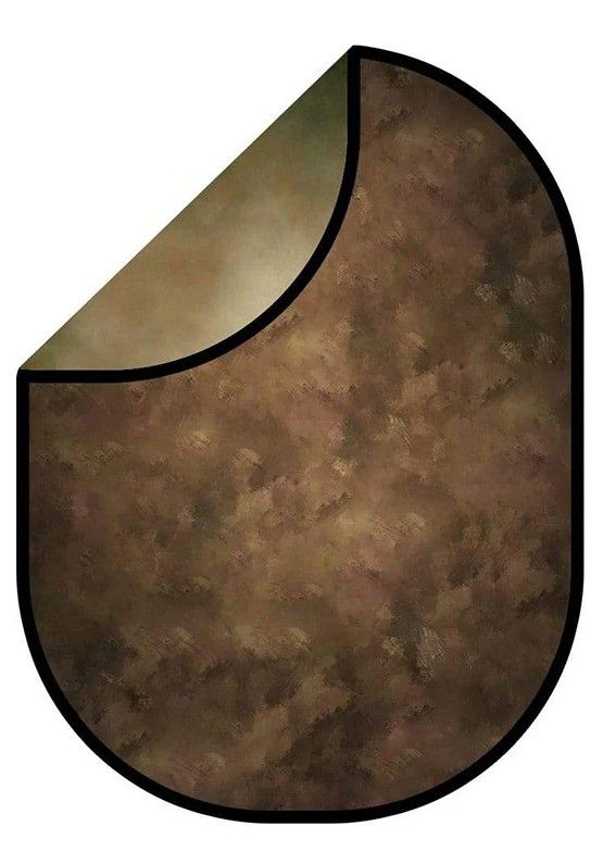 A series of five dark brown circular shapes showing different phases of a lunar eclipse against a black background.