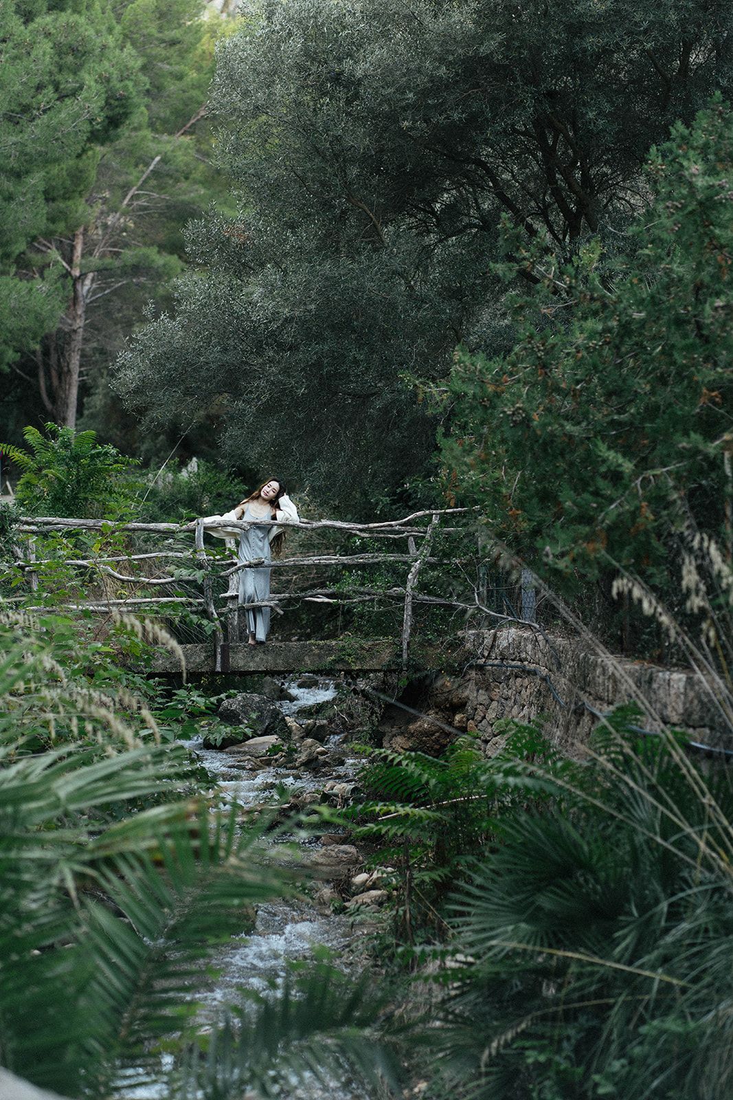 Girl in Belmond La Residencia, Mallorca