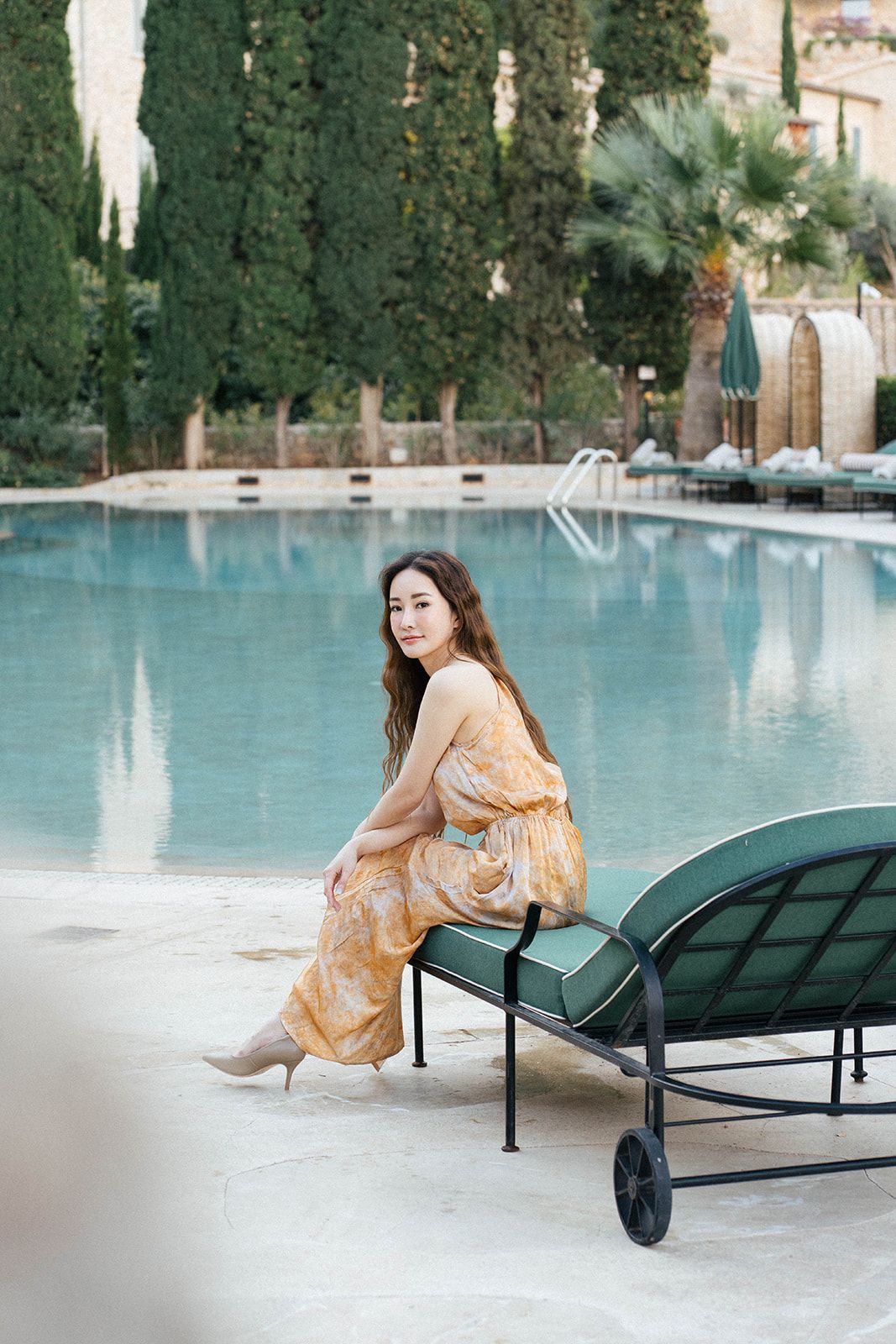 Girl in Belmond La Residencia, Mallorca