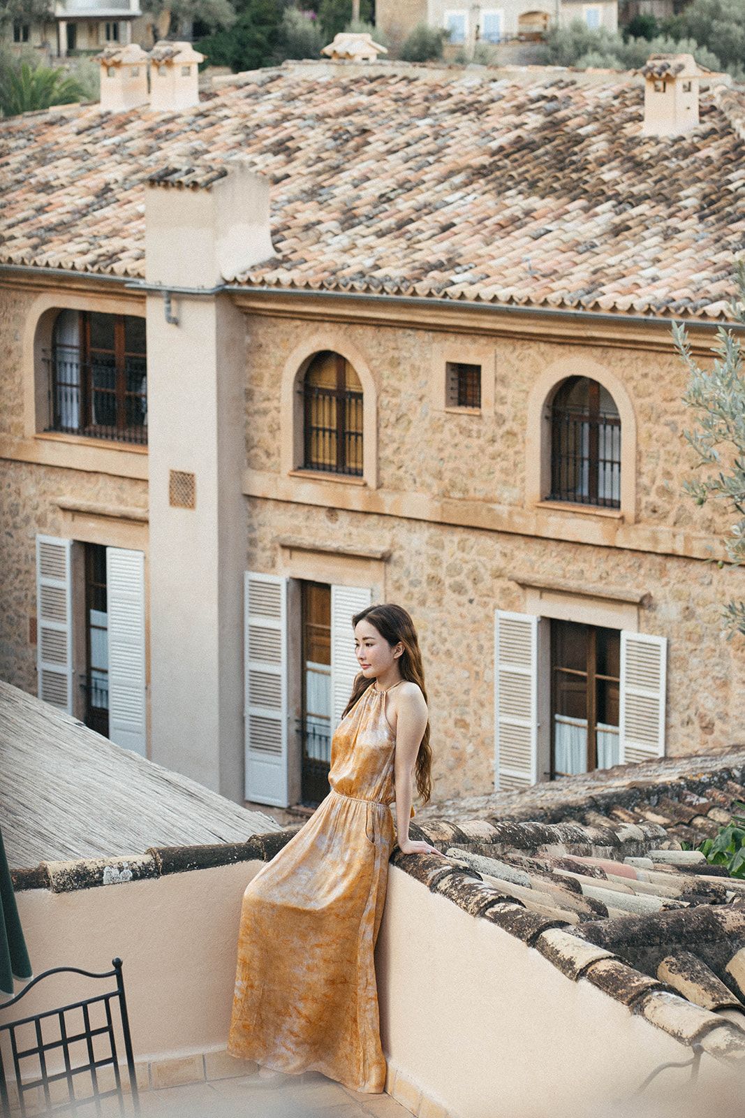 Girl in Belmond La Residencia, Mallorca