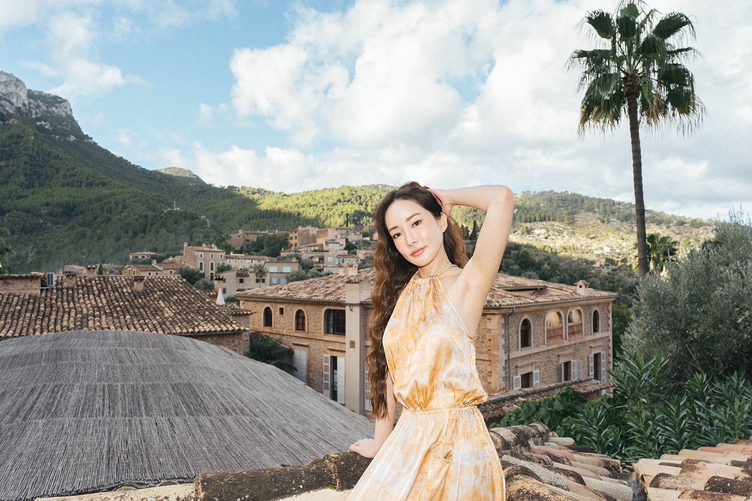 Girl in Belmond La Residencia, Mallorca