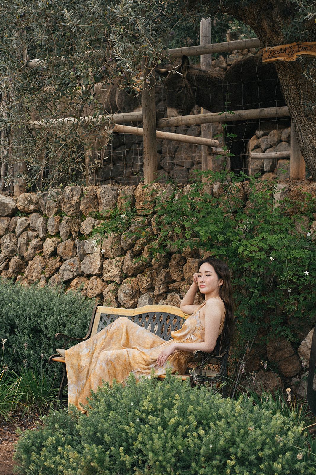 Girl in Belmond La Residencia, Mallorca