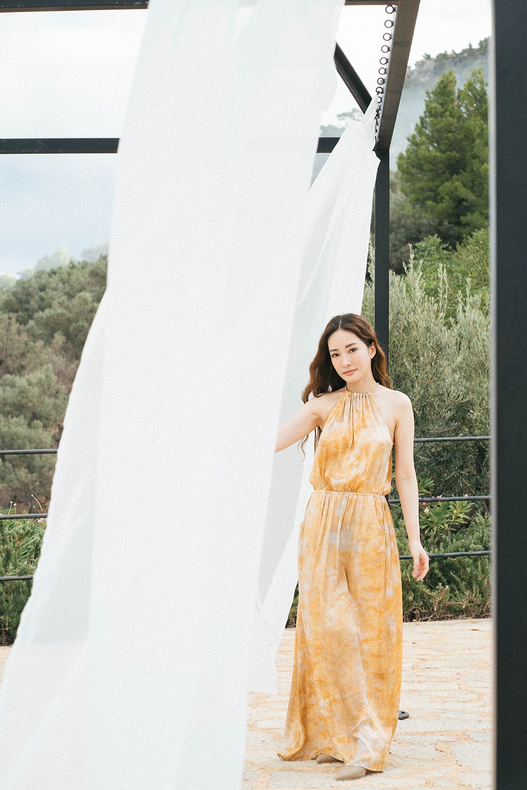 Girl in Belmond La Residencia, Mallorca