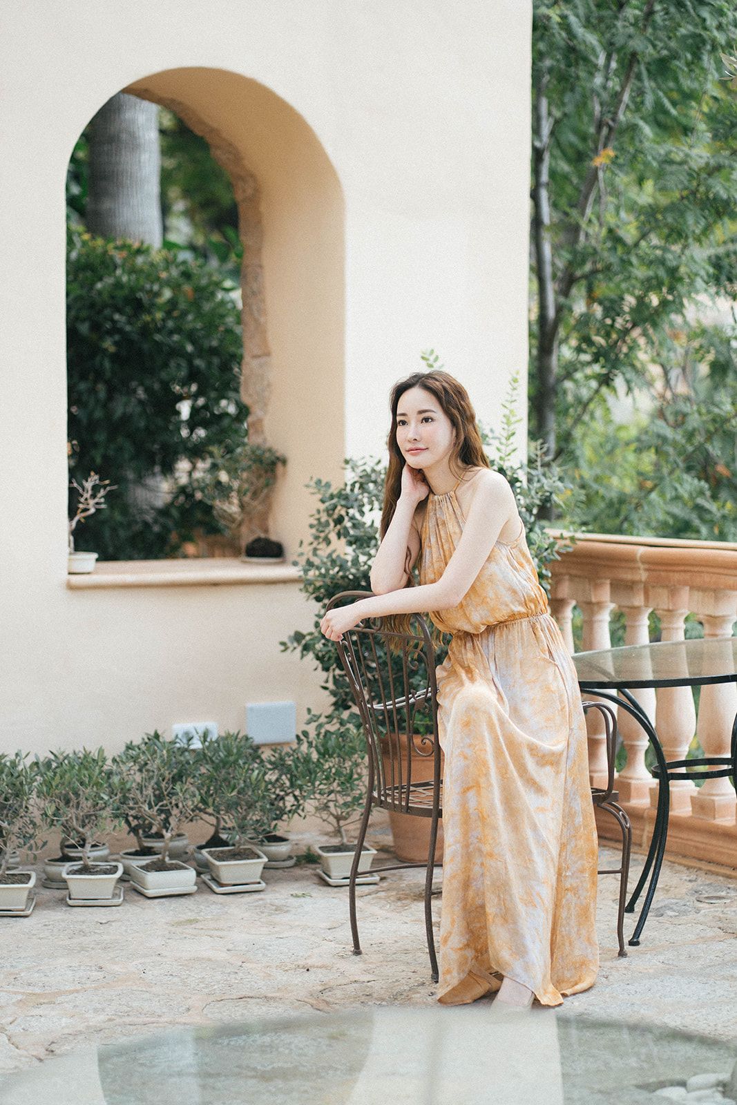 Girl in Belmond La Residencia, Mallorca