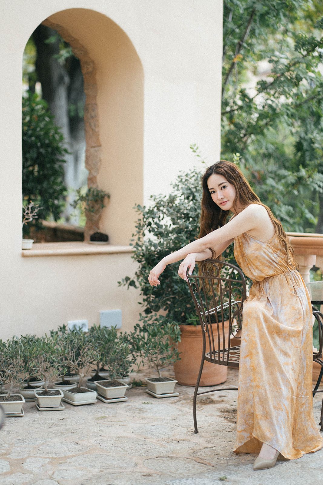 Girl in Belmond La Residencia, Mallorca