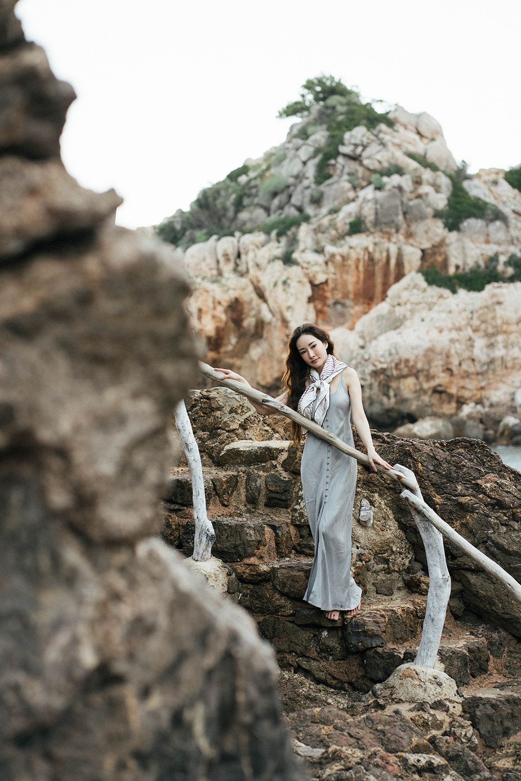 Girl in Belmond Cala deia, Mallorca, personal session