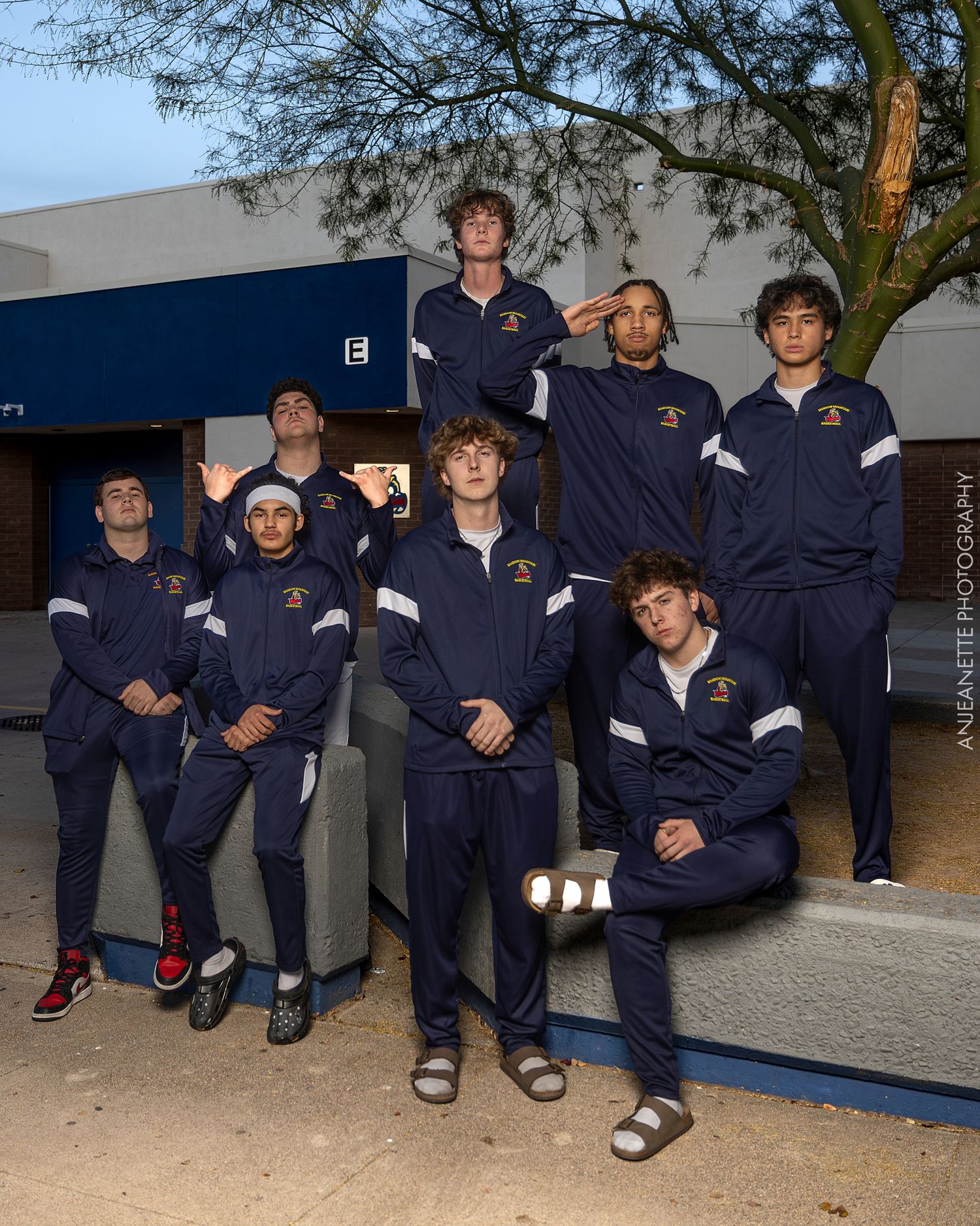 Phoenix Arizona Team Sports Banner Pictures by Anjeanette Photography Graduation High School Seniors AZ